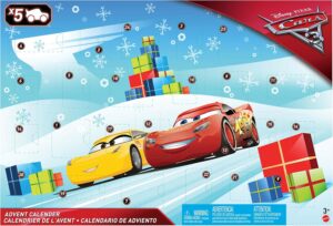 Calendrier de l'Avent Cars 3 pour compte à rebours de Noël