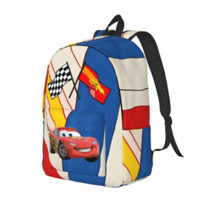 Cartable Cars à drapeaux de course, tailles S et M