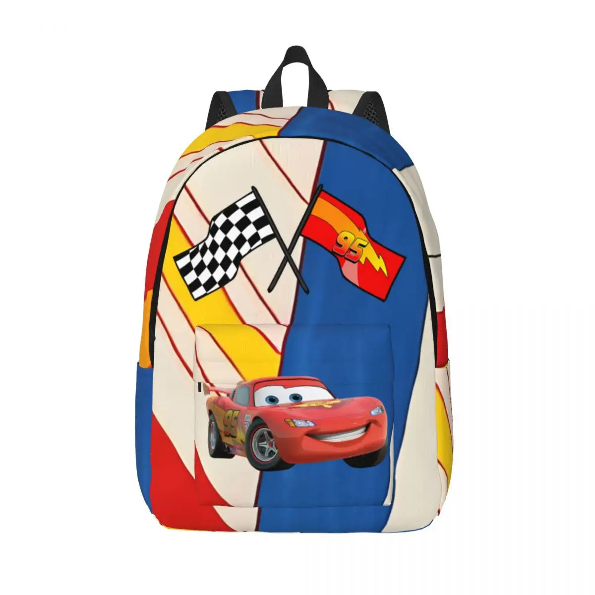 Cartable Cars à drapeaux de course, tailles S et M – Image 2