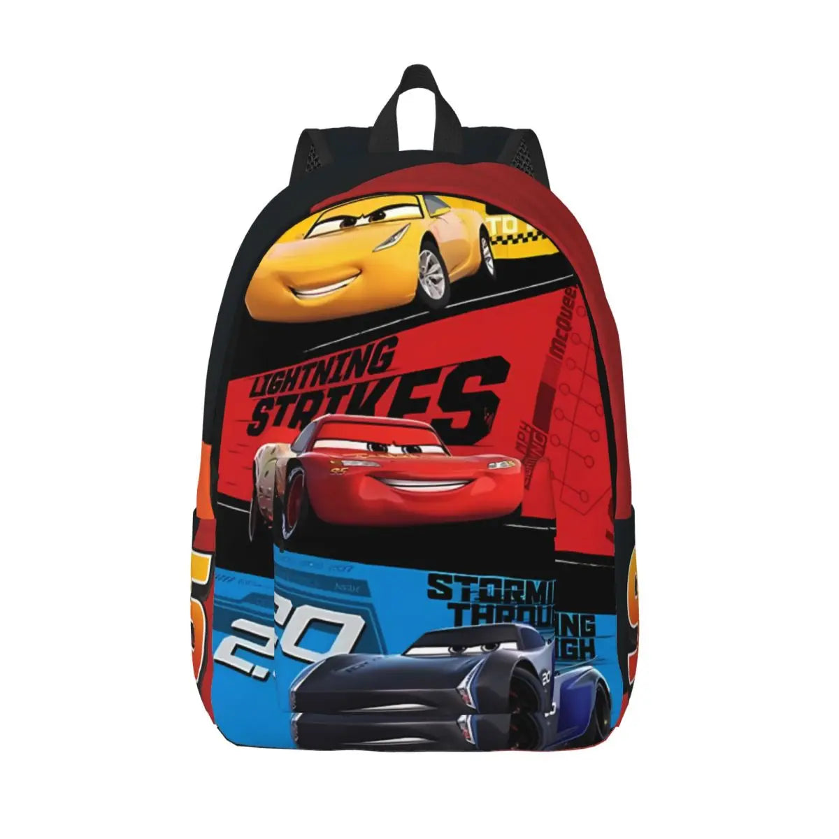 Cartable Cars avec Ramirez McQueen et Storm, tailles S et M – Image 2
