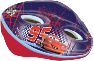 Casque vélo enfant Cars avec McQueen Numéro 95