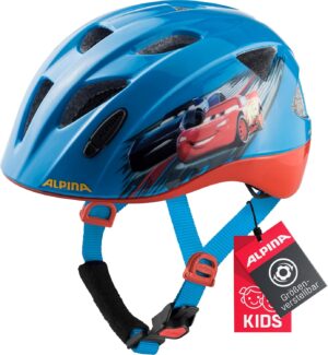 Casque vélo enfant Cars avec McQueen contre Storm
