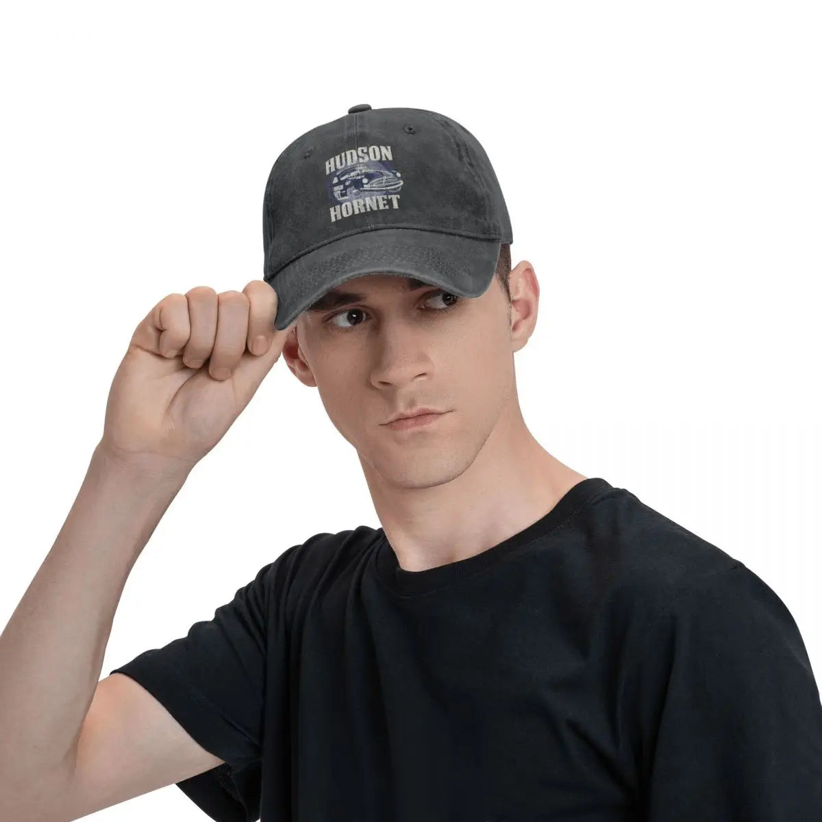 Casquette noire ou khaki Cars Hudson Hornet – Image 4
