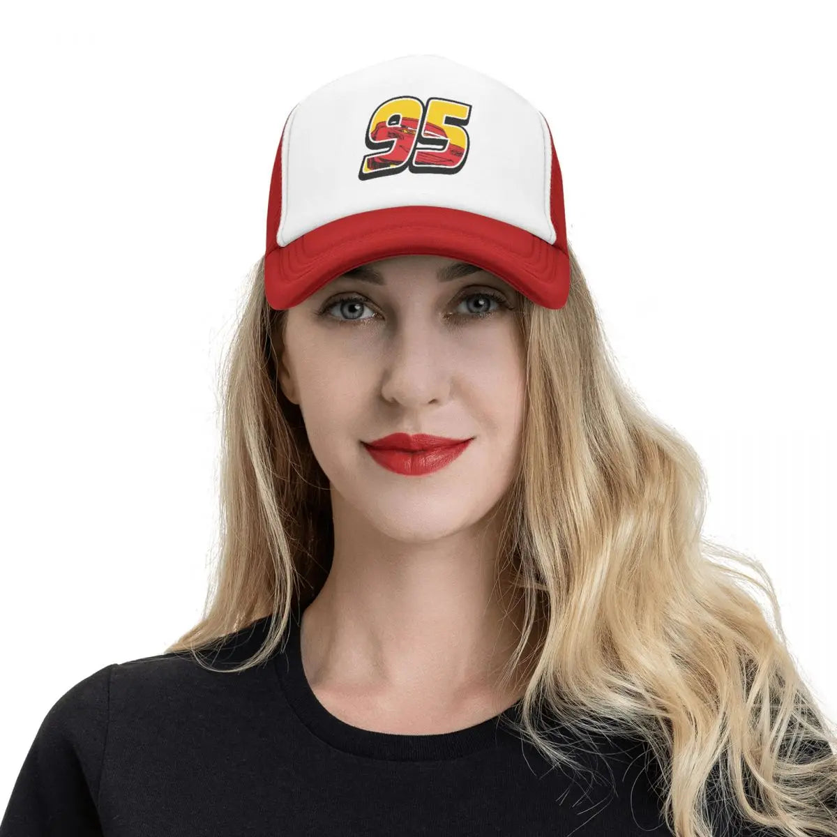 Casquette Cars 95 rouge et noire – Image 6