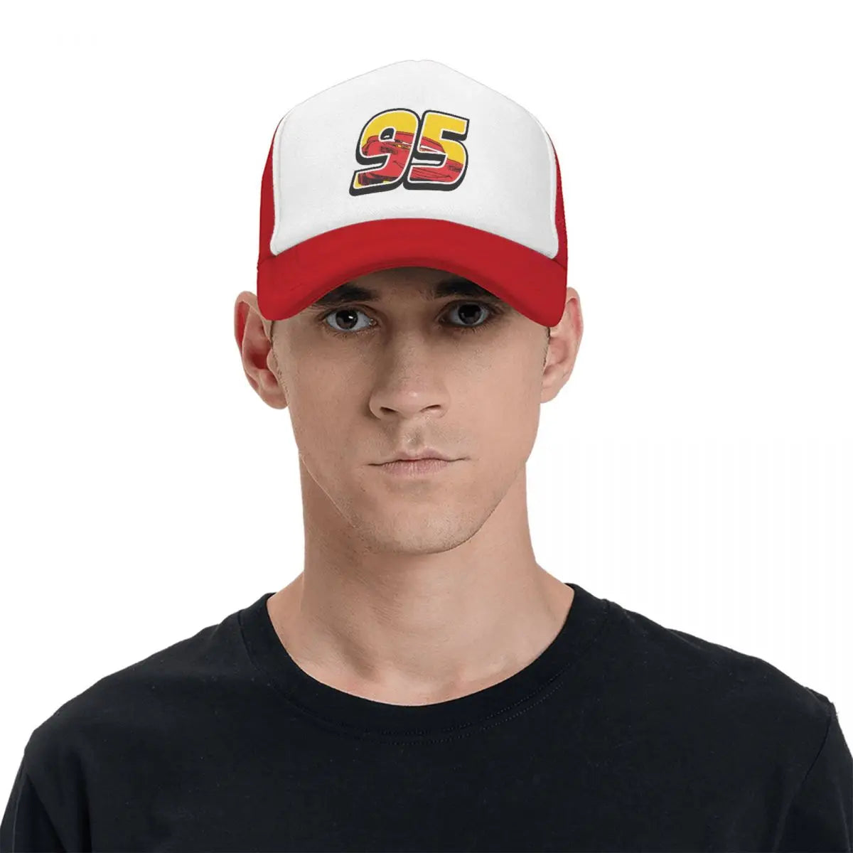 Casquette Cars 95 rouge et noire – Image 5