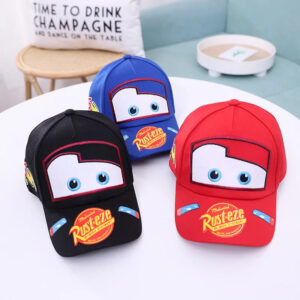 Casquette Cars McQueen rouge, bleu ou noir