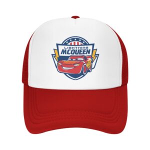 Casquette Cars Flash McQueen rouge ou noire