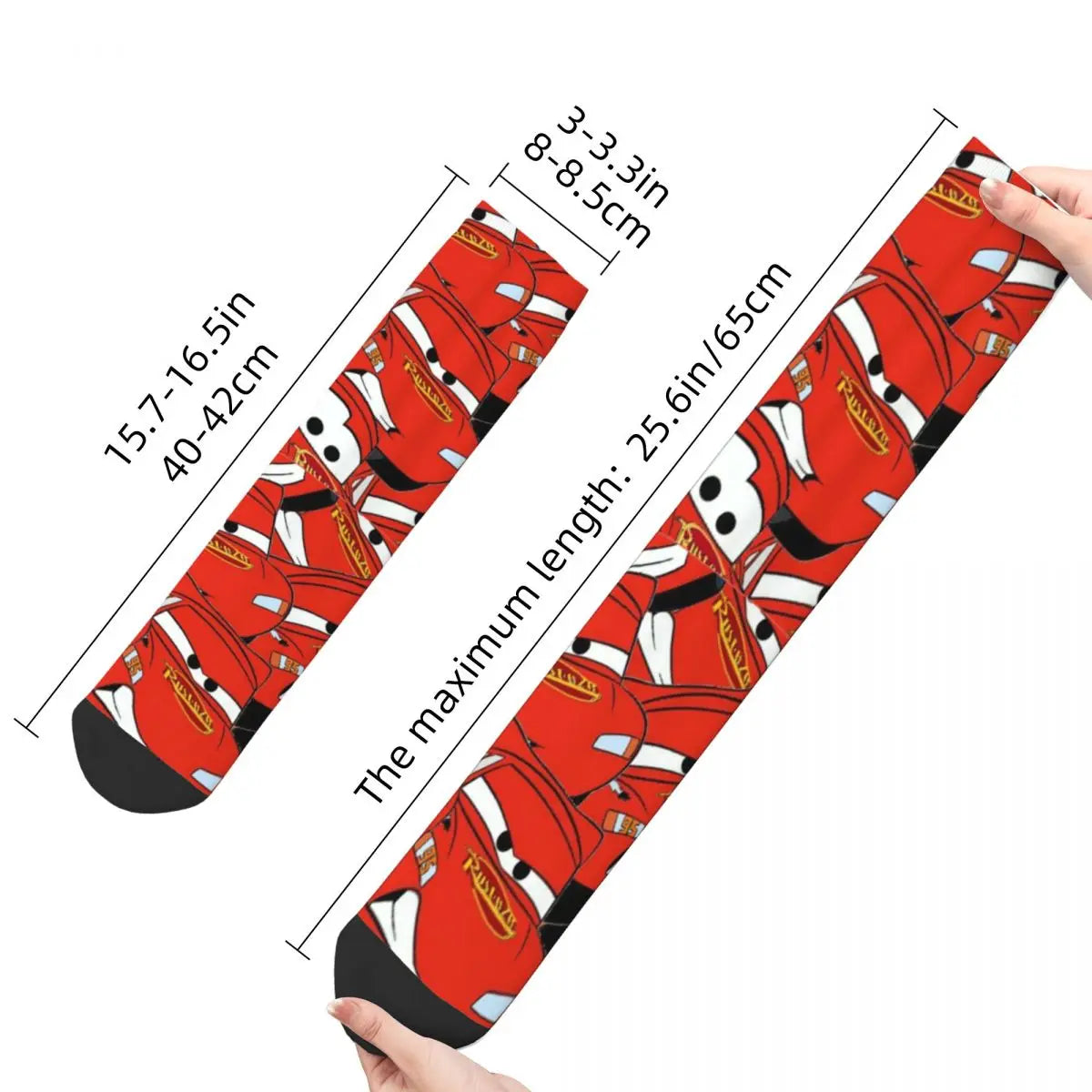 Chaussettes McQueen - Motifs Cars Multiples – Image 5