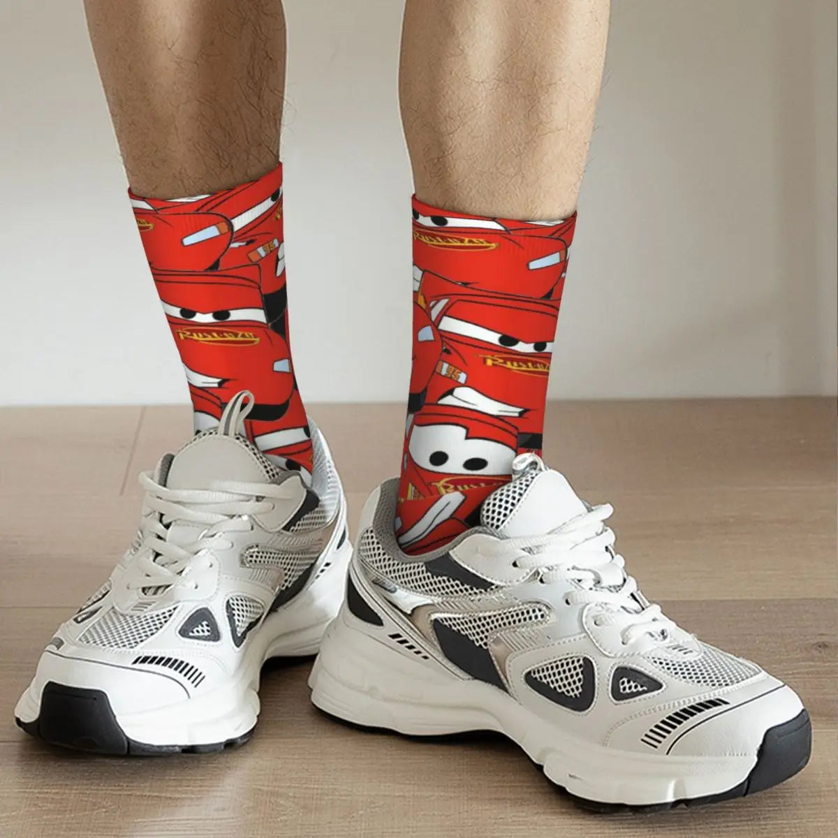 Chaussettes McQueen - Motifs Cars Multiples – Image 3