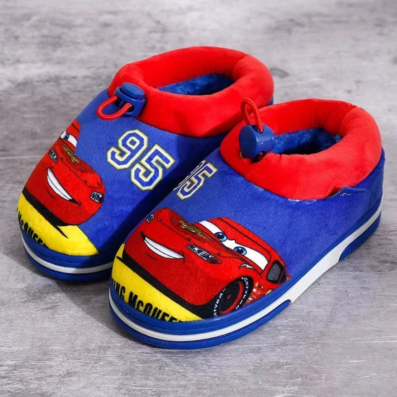 Chaussons enfant Cars bleu ou noir – Image 2