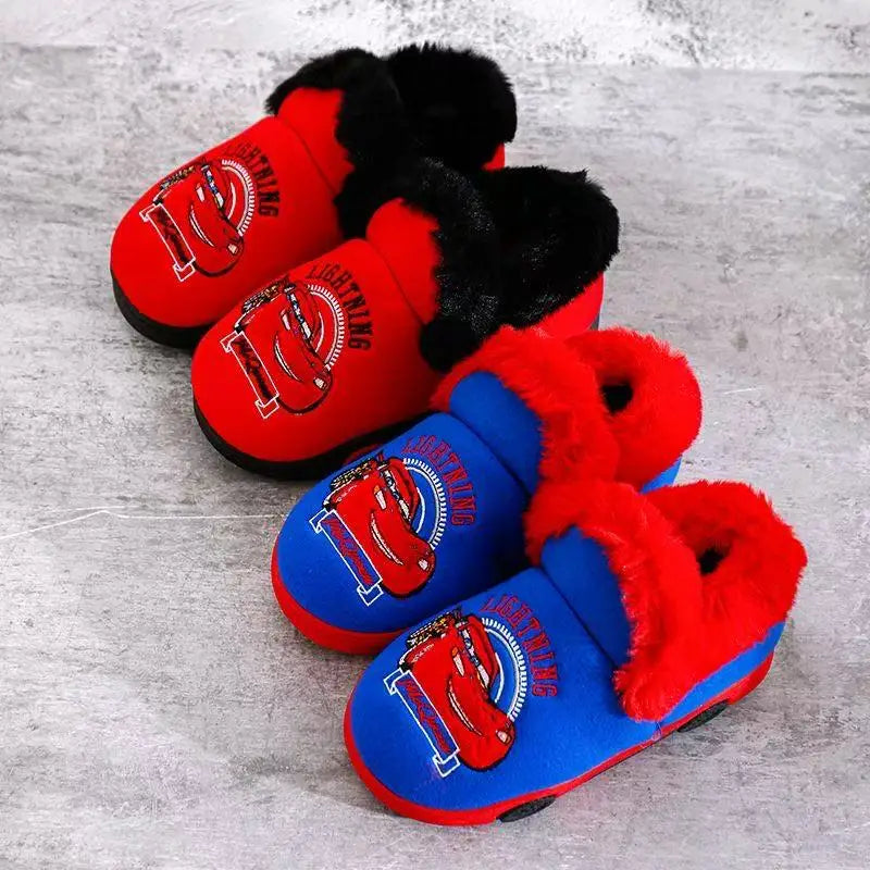 Chausson enfant Cars rouge avec Lightning McQueen – Image 2