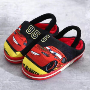 Chaussons enfant Cars Flash McQueen noirs