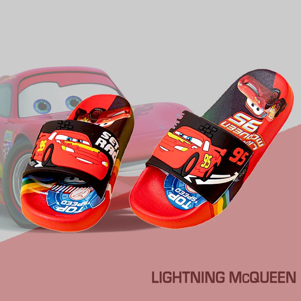 Claquettes Flash McQueen Cars, tailles 26 à 35