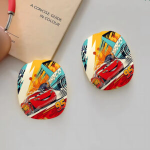 Coque pour AirPods Max Cars avec McQueen et The King Dinoco