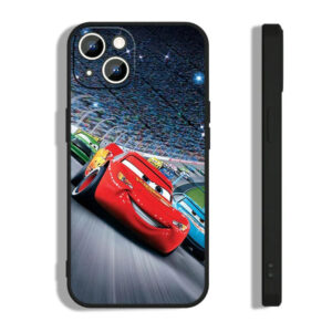 Coque iPhone Cars avec McQueen, King et Chick