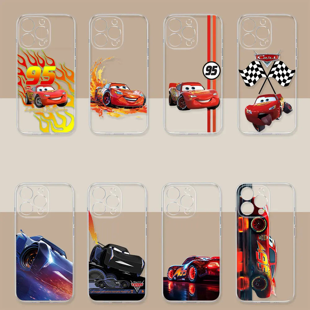 Coque transparente Cars Storm pour iPhone – Image 2