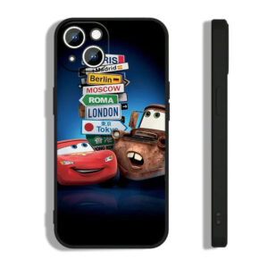 Coque iPhone Cars avec McQueen et Martin en voyage