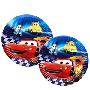 Assiettes jetables Cars avec McQueen pour anniversaire