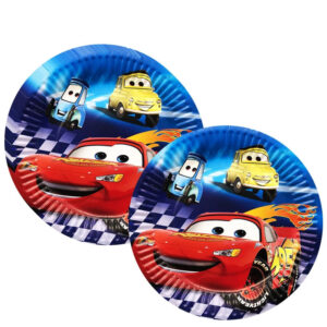 Assiettes jetables Cars avec McQueen pour anniversaire