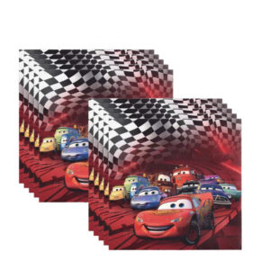 Serviettes Papier Anniversaire Cars - Décoration de Table