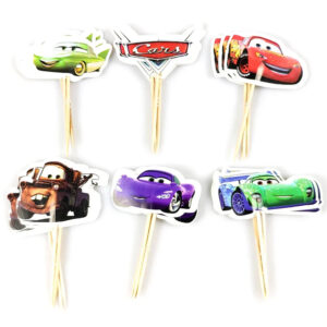 Set de Décorations de Gâteau Thème Cars