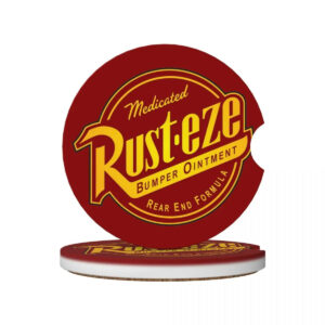 Dessous de verre Rust Eze Cars pour la table