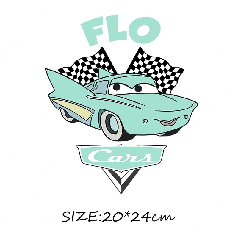 Écusson Cars thermocollant Flo