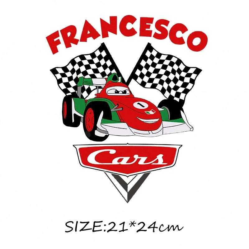 Ecusson thermocollant Francesco pour Cars