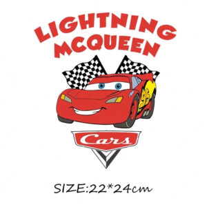 Lightning McQueen, écusson thermocollant Cars