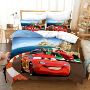 Housse de couette Cars avec McQueen et Francesco