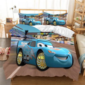 Housse de couette Cars McQueen Tuning Dinoco pour chambre