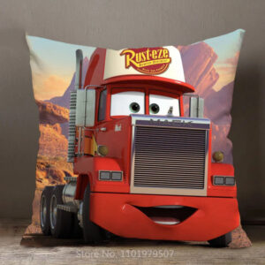 Housse de coussin Cars Mack, dimensions 40cmx40cm ou 45cmx45cm