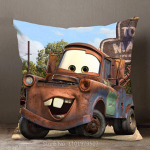 Housse de coussin Cars Martin, dimensions 40cmx40cm ou 45cmx45cm