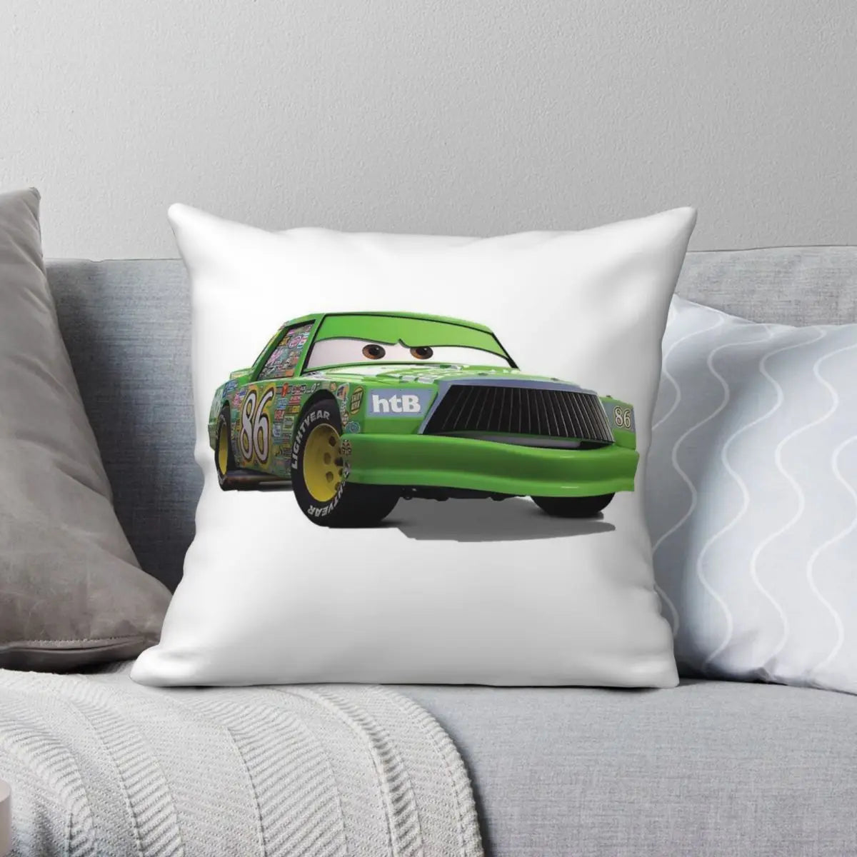 Housse de coussin Cars Chick Hicks, rival de McQueen