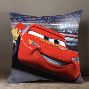 Housse de coussin Cars avec Flash McQueen, dimensions au choix