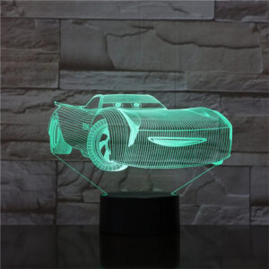 Lampe 3D Jackson Storm Cars avec variantes de socle