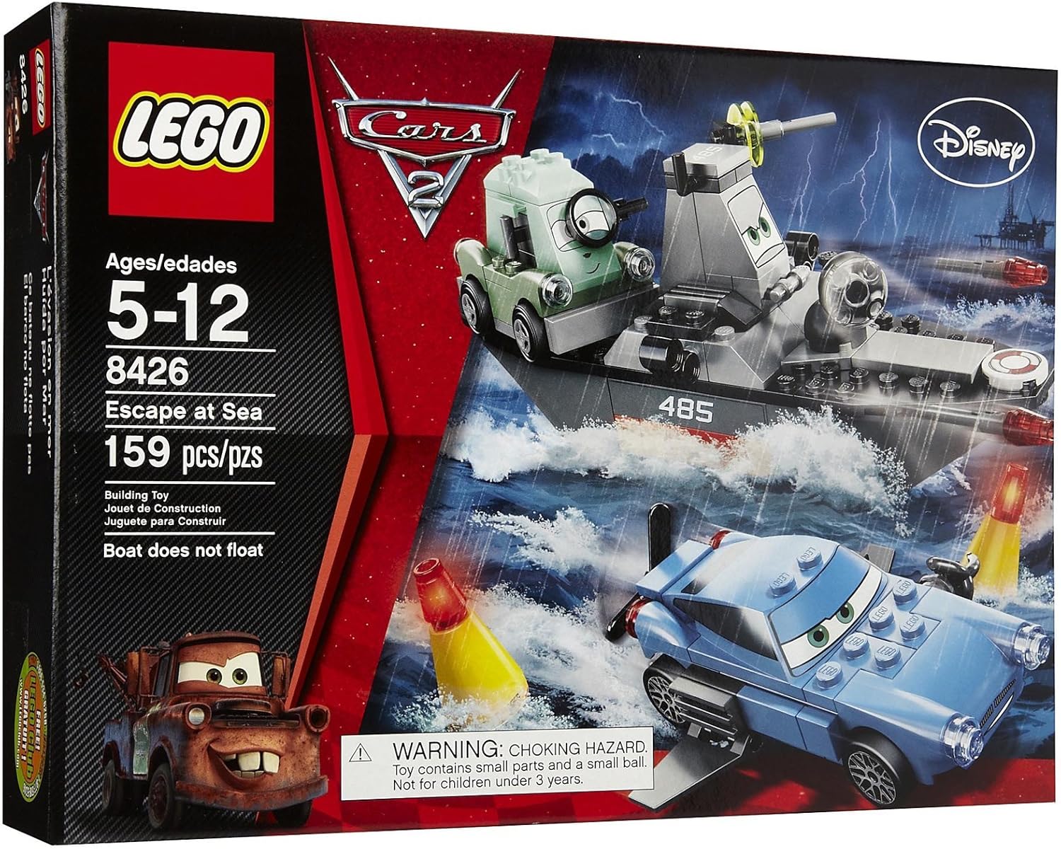 Évasion en mer dans l’univers LEGO Cars