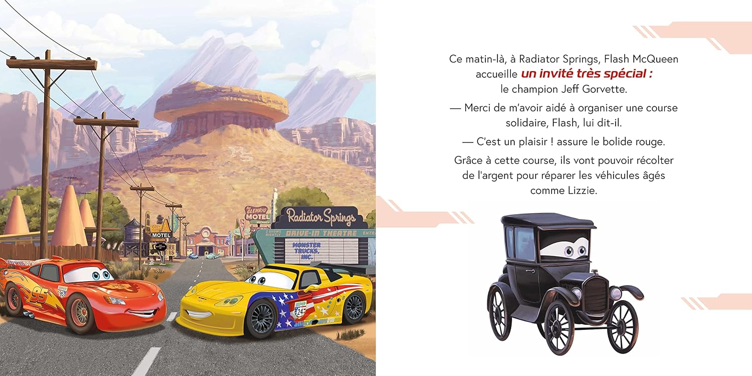 Flash McQueen, histoire #2 du livre Cars : Une course solidaire – Image 4