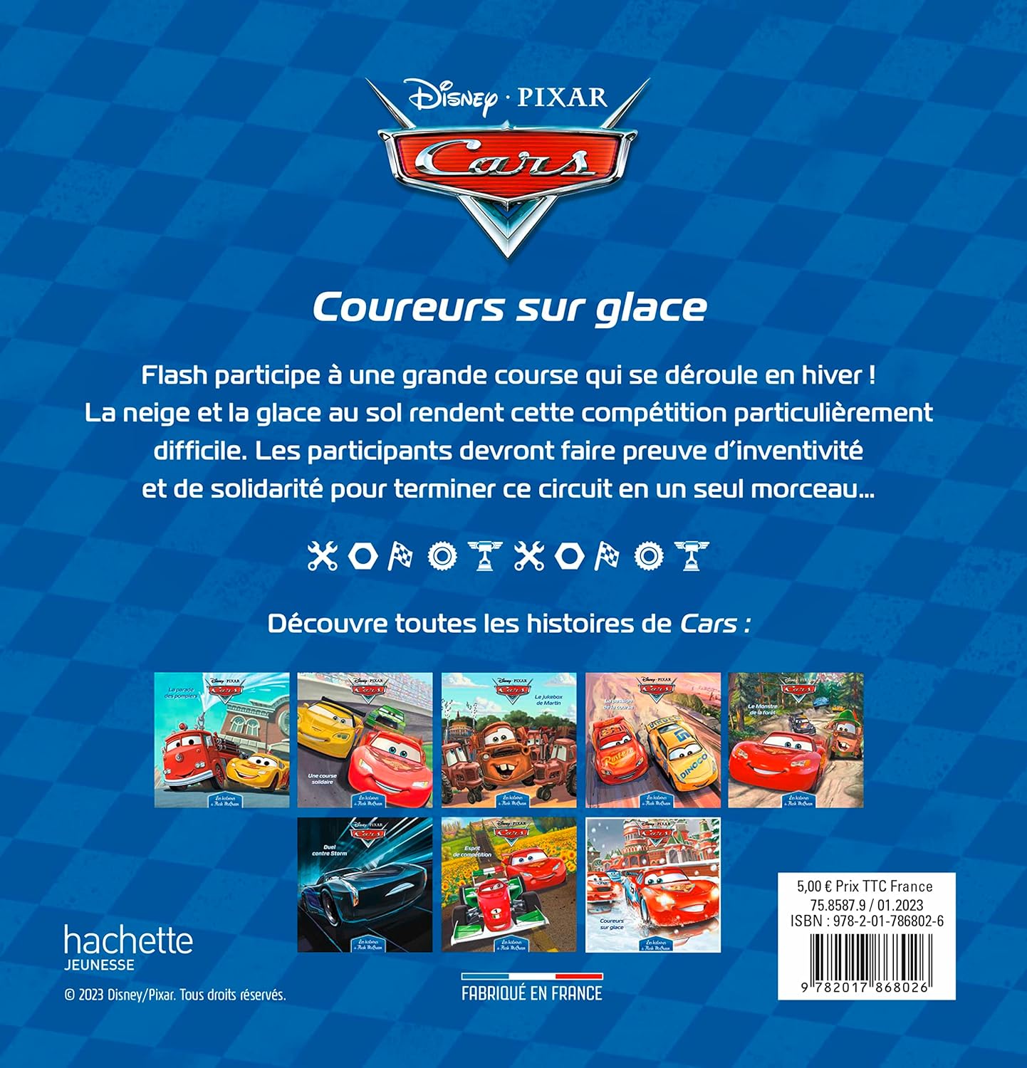 Livre Cars Flash McQueen #8, Coureurs sur glace – Image 3