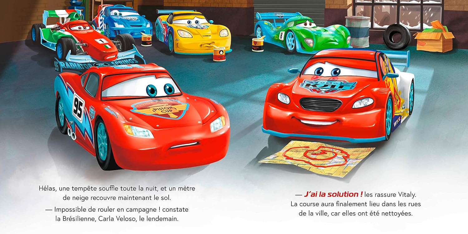 Livre Cars Flash McQueen #8, Coureurs sur glace – Image 2