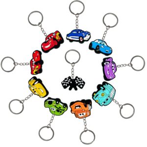 Porte-clés Cars en lot de 10