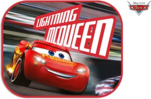 Pare-soleil Cars lot de 2 avec Lightning McQueen et Storm Jackson