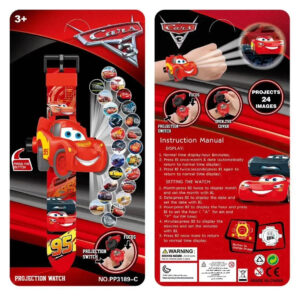 Montre digitale Cars avec fonction projection