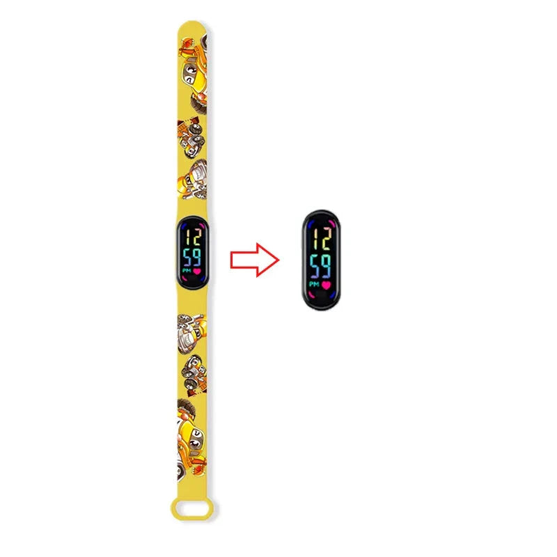 Montre Cars coloris jaune
