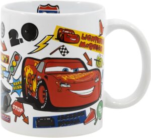 Mug Cars style cartoon