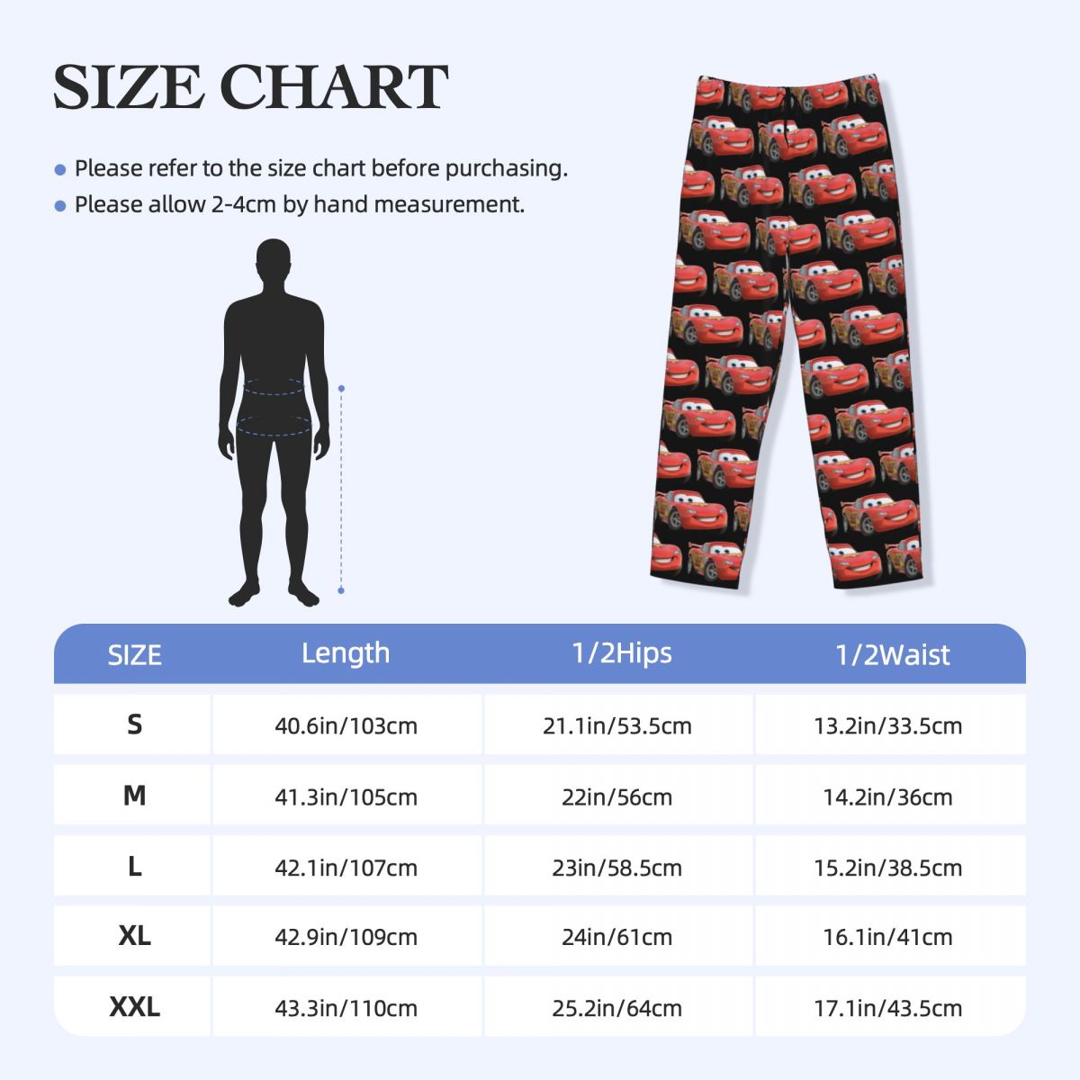 Pantalon de pyjama homme Cars avec Flash McQueen – Image 5