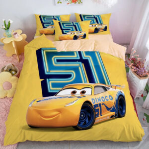 Parure de lit Cars Cruz Ramirez numéro 51, dimensions France et Québec