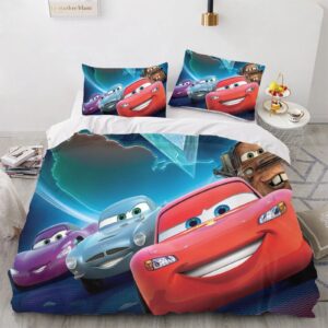 Parure de lit Cars 2, dimensions France et Québec