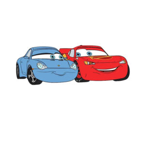 Patch Cars avec McQueen et Sally à appliquer