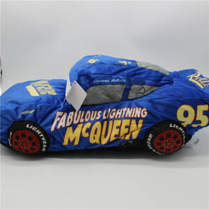 Peluche Cars McQueen avec décor aux couleurs de Doc Hudson